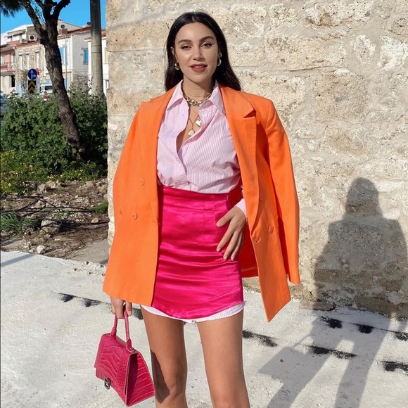 Zara satin effect skirt - Picture 11 of 16